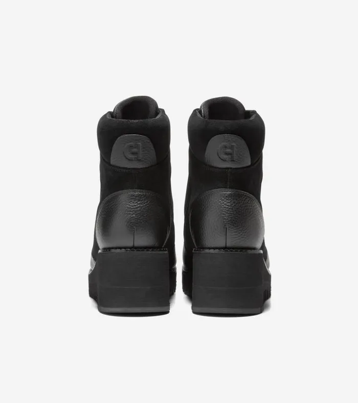 Women Women039s ZERGRAND City Wedge Hiker Black Cole Haan Boots and Booties Women Women039s ZERGRAND City Wedge Hiker Black Cole Haan Boots and Booties