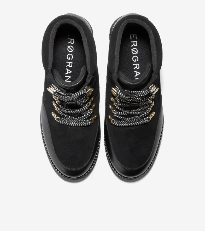 Women Women039s ZERGRAND City Wedge Hiker Black Cole Haan Boots and Booties Women Women039s ZERGRAND City Wedge Hiker Black Cole Haan Boots and Booties