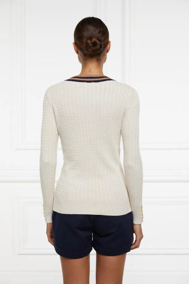 Women Zoe Knit Almond Holland Cooper Knitwear Women Zoe Knit Almond Holland Cooper Knitwear