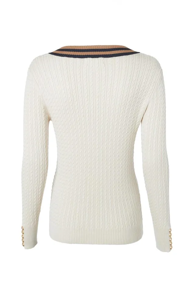 Women Zoe Knit Almond Holland Cooper Knitwear Women Zoe Knit Almond Holland Cooper Knitwear