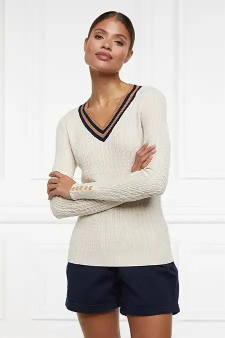 Women Zoe Knit Almond Holland Cooper Knitwear Women Zoe Knit Almond Holland Cooper Knitwear