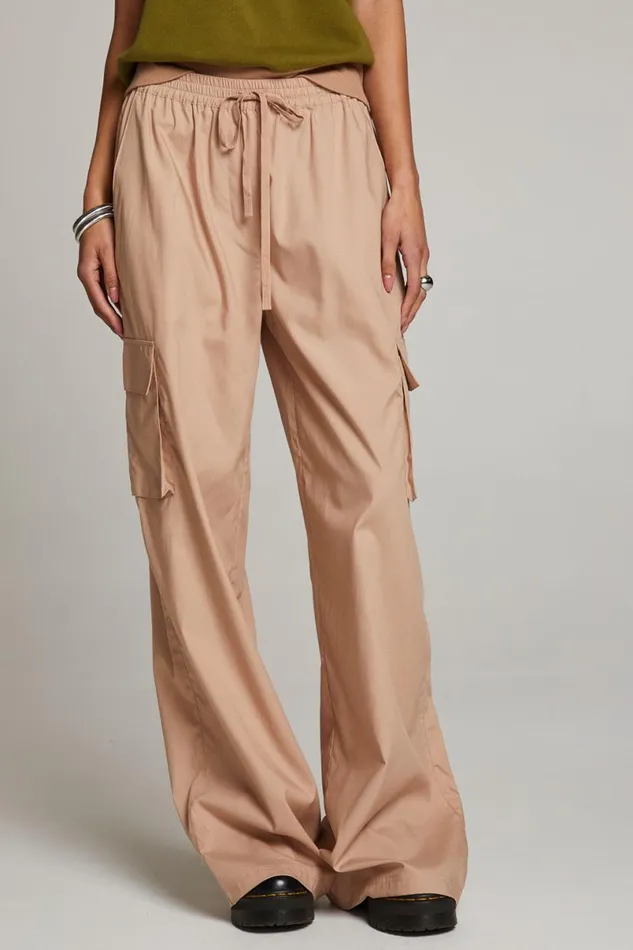 Womens Bottoms Chaser Brand Iris Warm Taupe Trouser