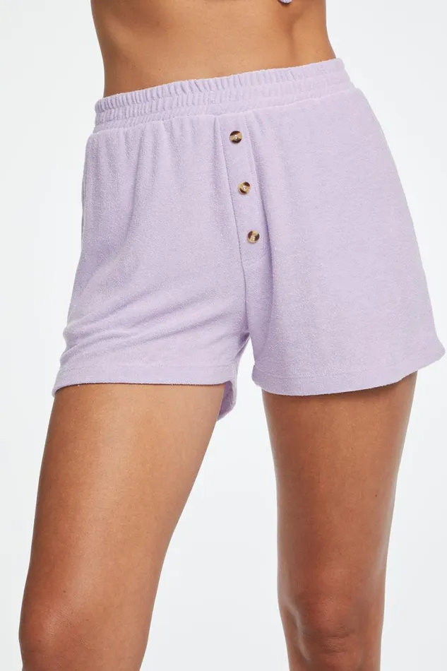 Womens Bottoms Chaser Brand Ollie Boxer Shorts 8211 Digital Lavender