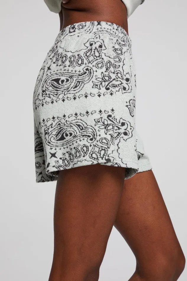 Womens Bottoms Chaser Brand Riley Matcha Bandana Short