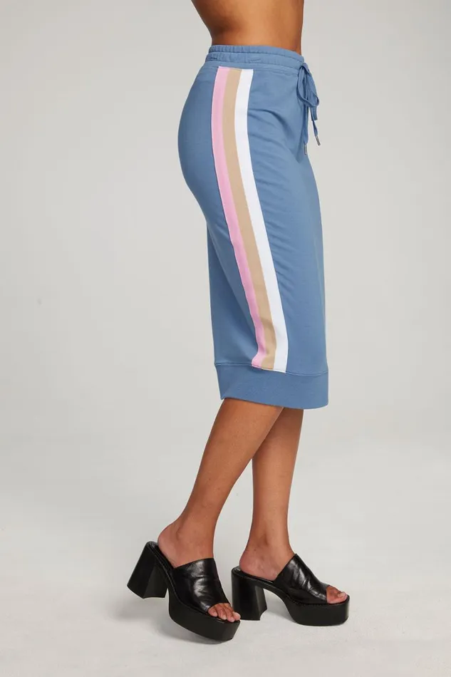 Womens Bottoms Chaser Brand Sundance Vintage Blue Midi Skirt
