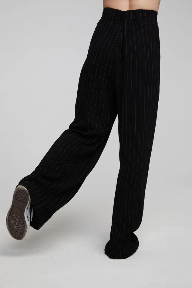Womens Bottoms Chaser Brand Theo Beverly Pinstripe Trousers