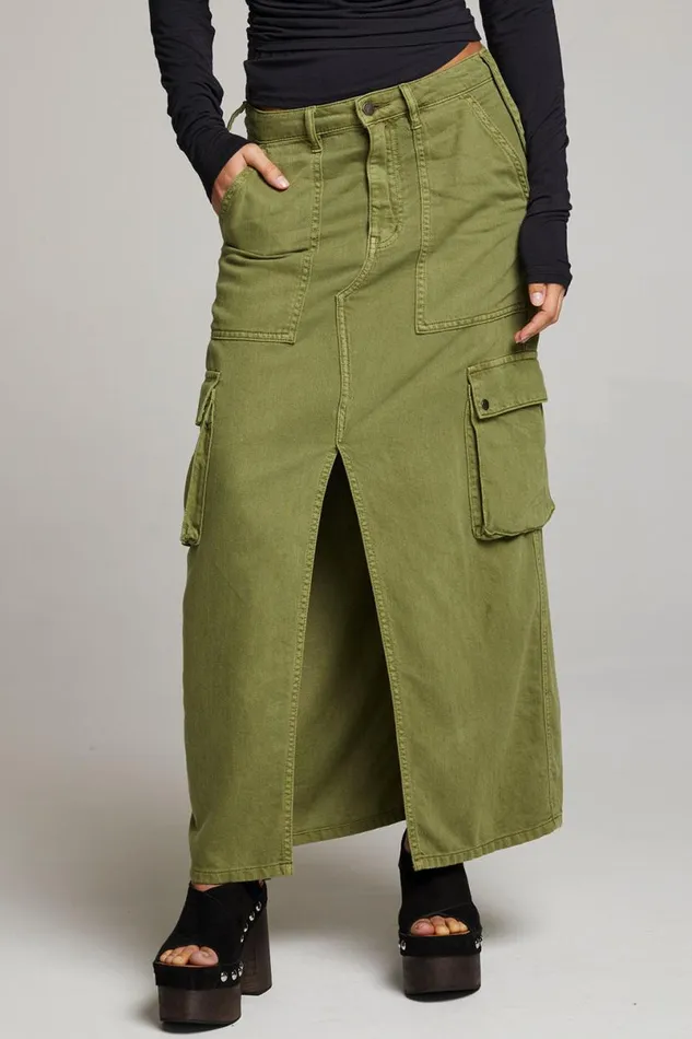 Womens Bottoms Chaser Brand Tri Sphagnum Maxi Skirt