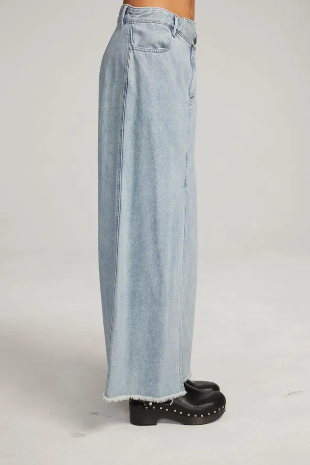 Womens Bottoms Chaser Brand Trinidad Classic Blue Maxi Skirt