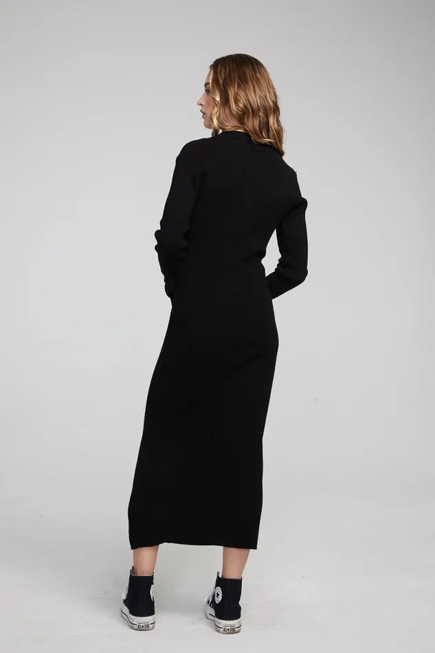 Womens Dresses Chaser Brand Palm Shadow Black Midi Dress