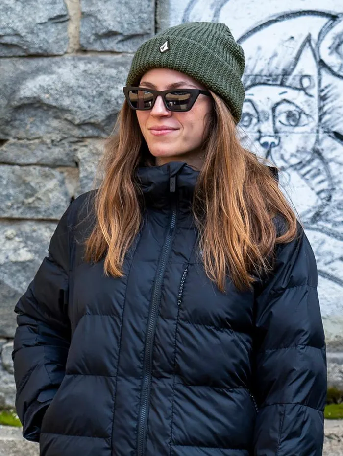 Womens Hats and Beanies Volcom Voluxe Beanie 8211 Eucalyptus