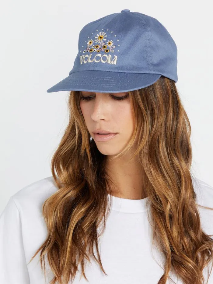 Womens Hats and Beanies Volcom Wonder Stone Hat 8211 Washed Blue
