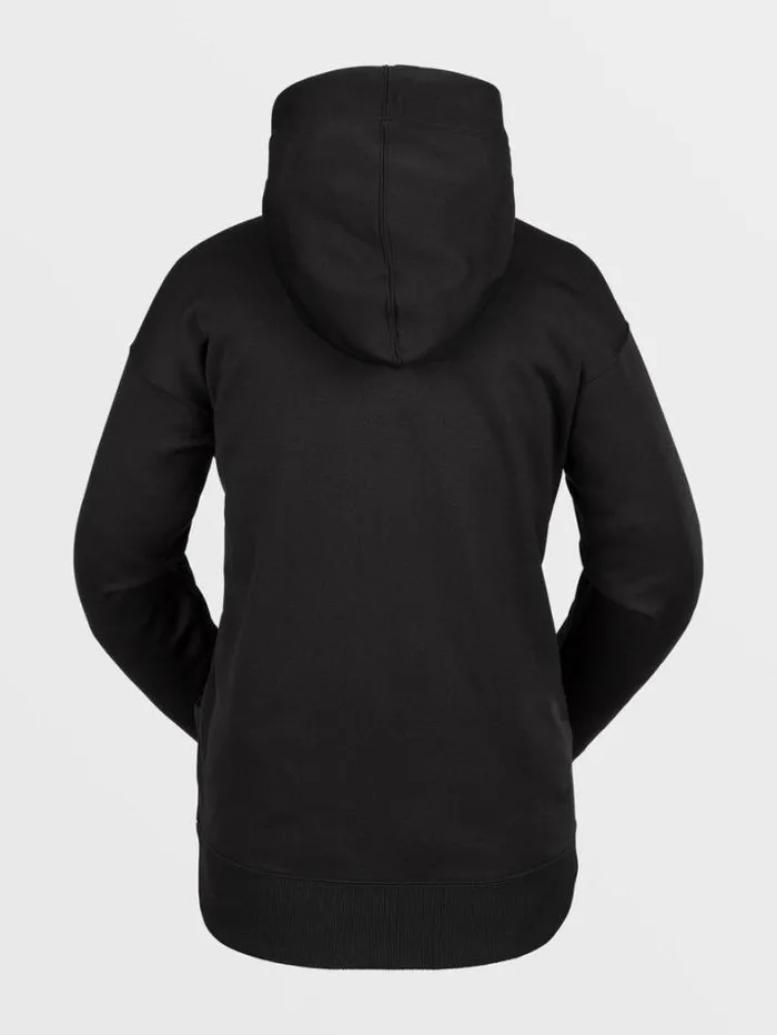 Womens Hoodies and Sweatshirts Volcom Riding Hydro Hoodie 8211 Black