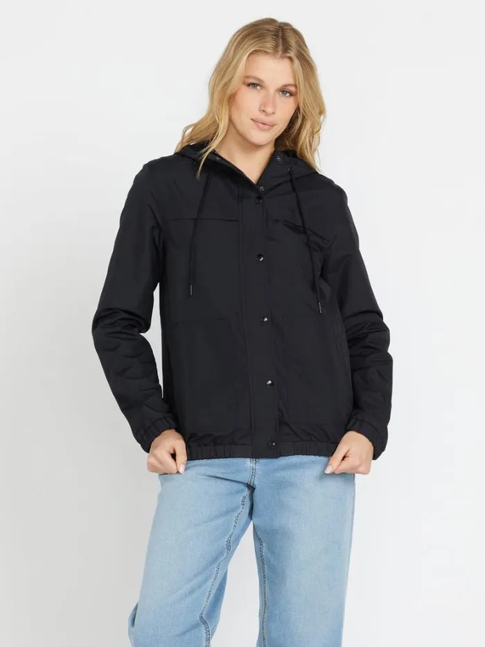 Womens Jackets Volcom Enemy Stone Jacket 8211 Black