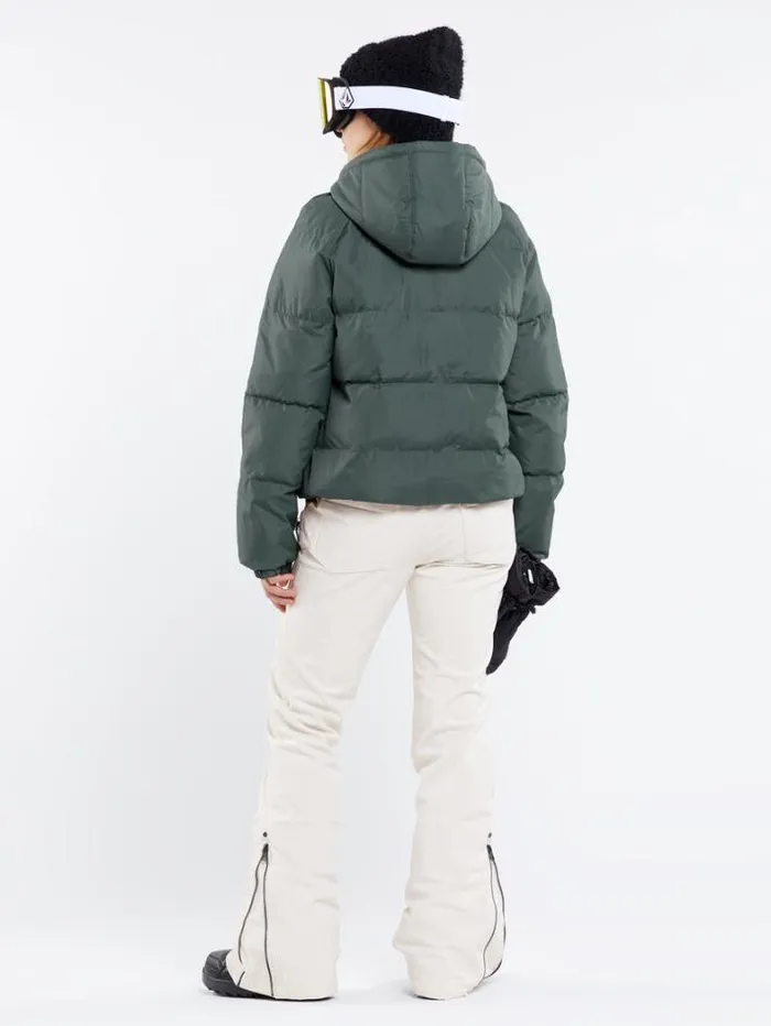 Womens Jackets Volcom Ithan Puff Jacket 8211 Eucalyptus
