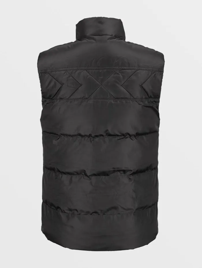 Womens Jackets Volcom Stone Castine Puff Vest 8211 Black