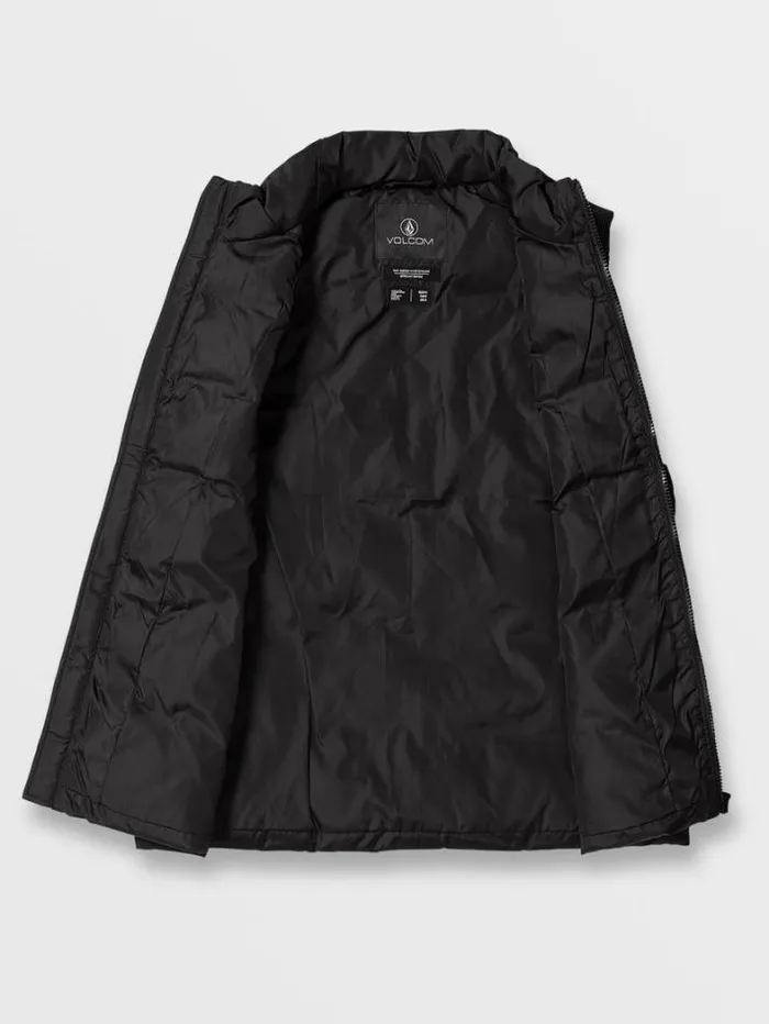Womens Jackets Volcom Stone Castine Puff Vest 8211 Black