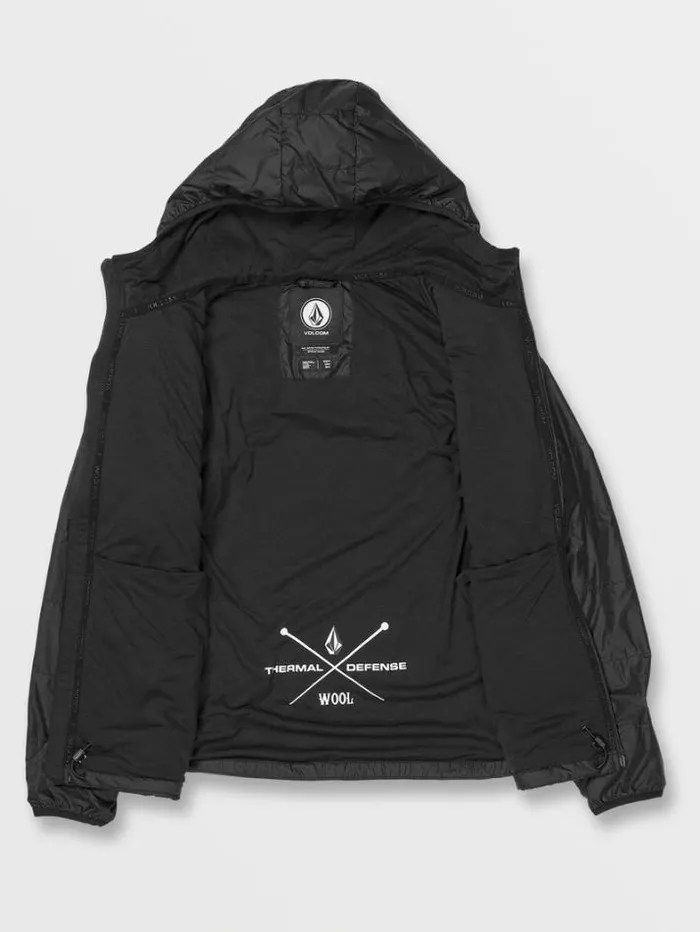 Womens Jackets Volcom Utility Puff Jacket 8211 Black