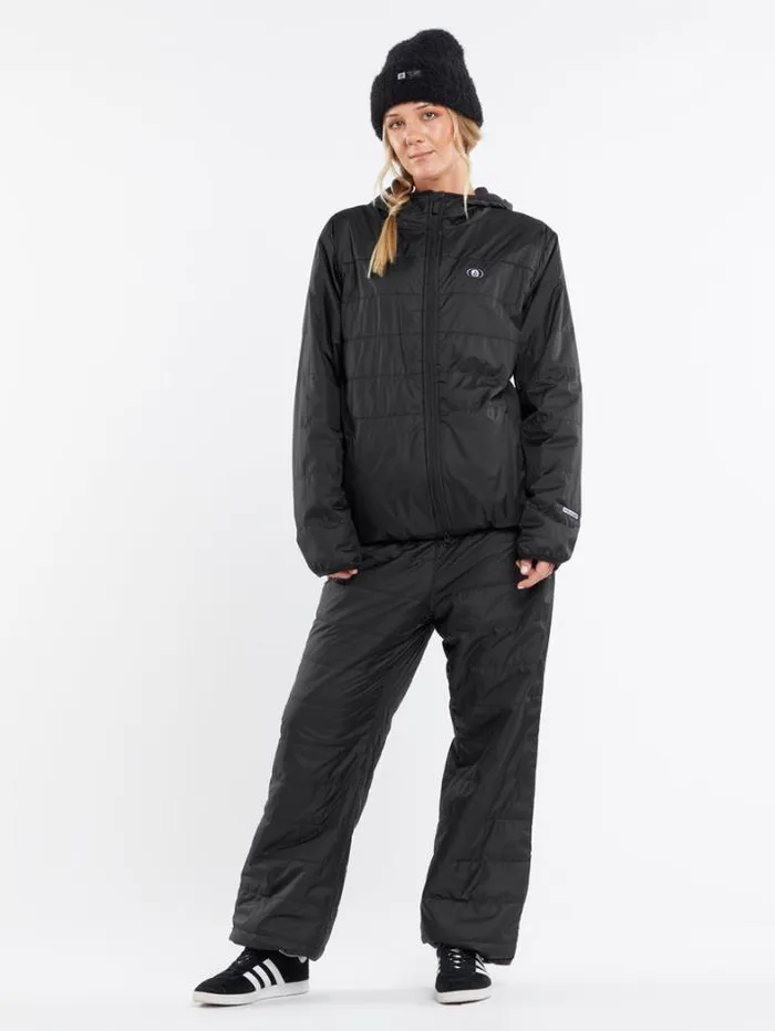 Womens Jackets Volcom Utility Puff Jacket 8211 Black