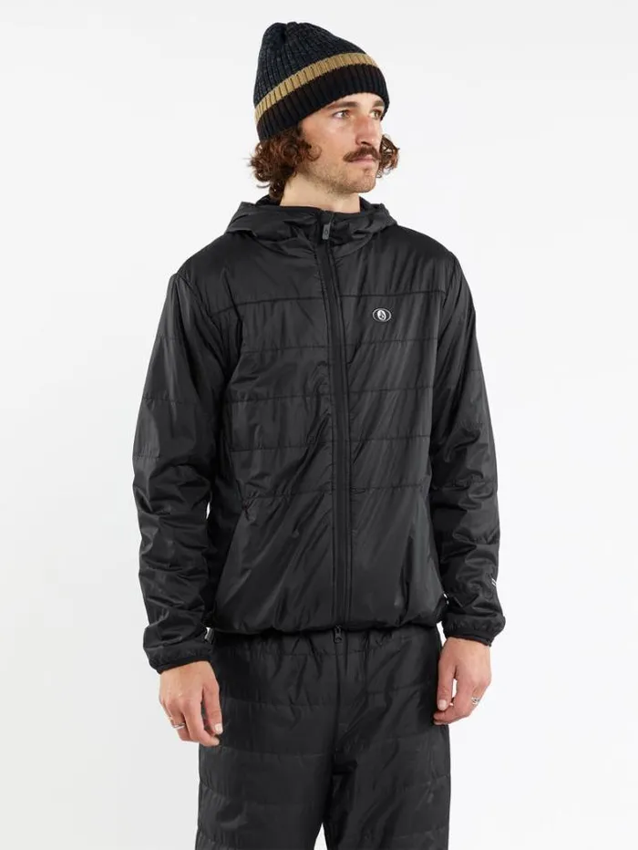 Womens Jackets Volcom Utility Puff Jacket 8211 Black