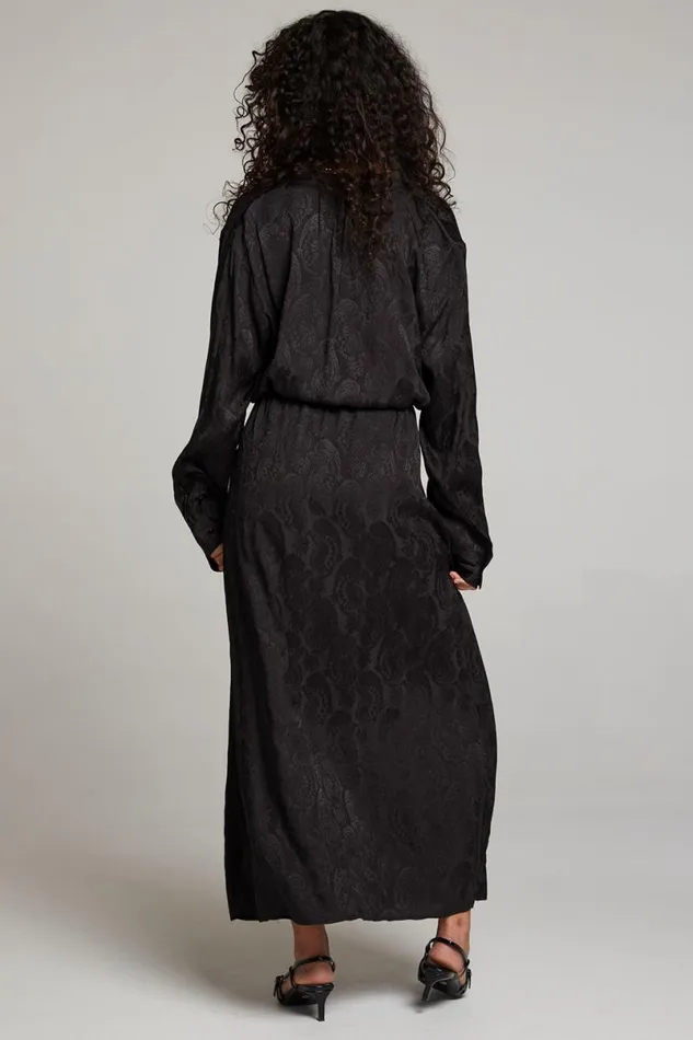 Womens Loungewear Chaser Brand Denverr Licorice Maxi Dress