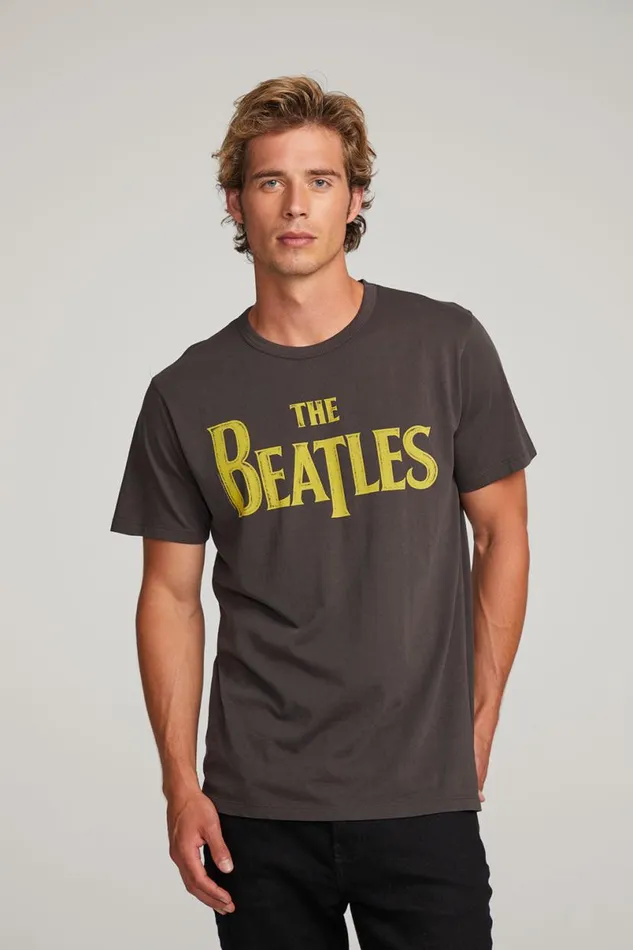 WomensMens Music Chaser Brand The Beatles Classic Logo Mens Tee