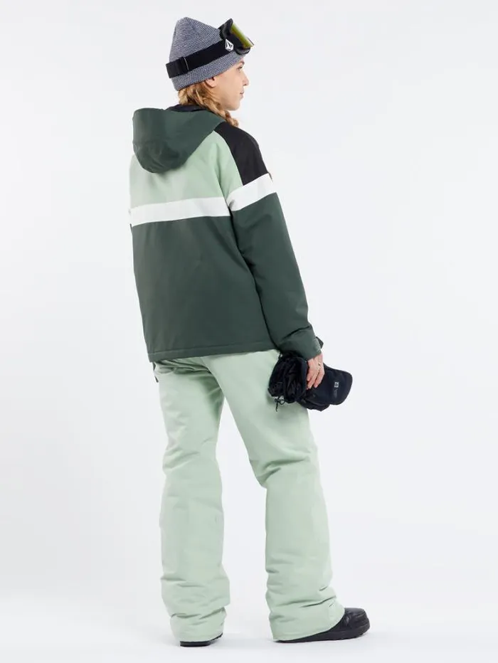 Womens Pants Volcom Frochickie Insulated Pants 8211 Sage Frost