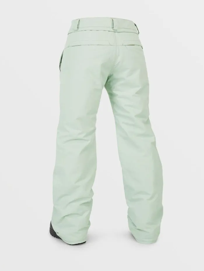 Womens Pants Volcom Frochickie Insulated Pants 8211 Sage Frost