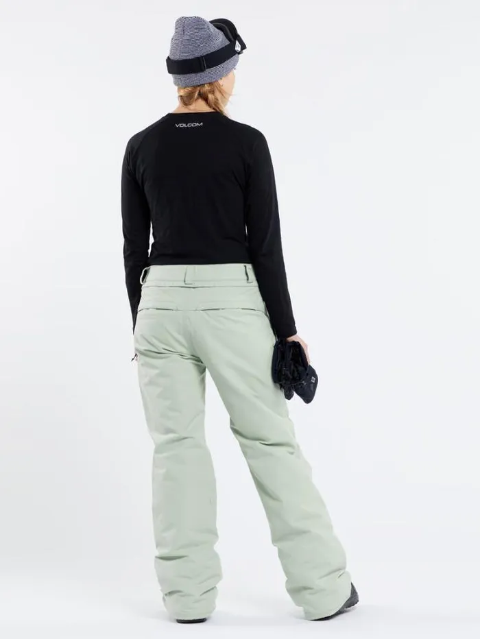 Womens Pants Volcom Frochickie Insulated Pants 8211 Sage Frost