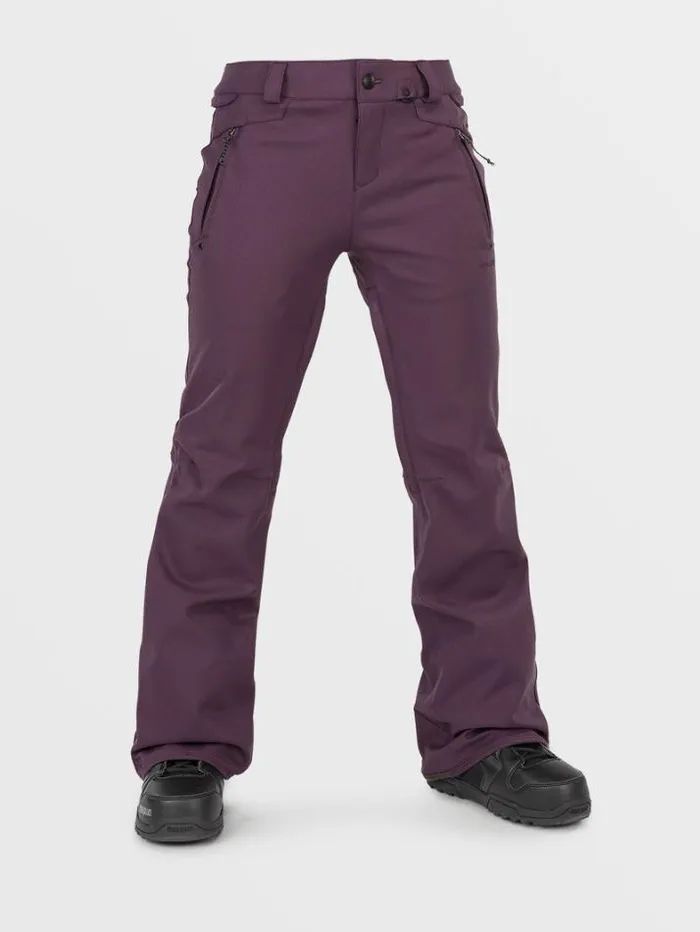 Womens Pants Volcom Species Stretch Pants 8211 Blackberry