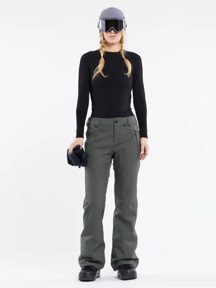 Womens Pants Volcom Species Stretch Pants 8211 Eucalyptus