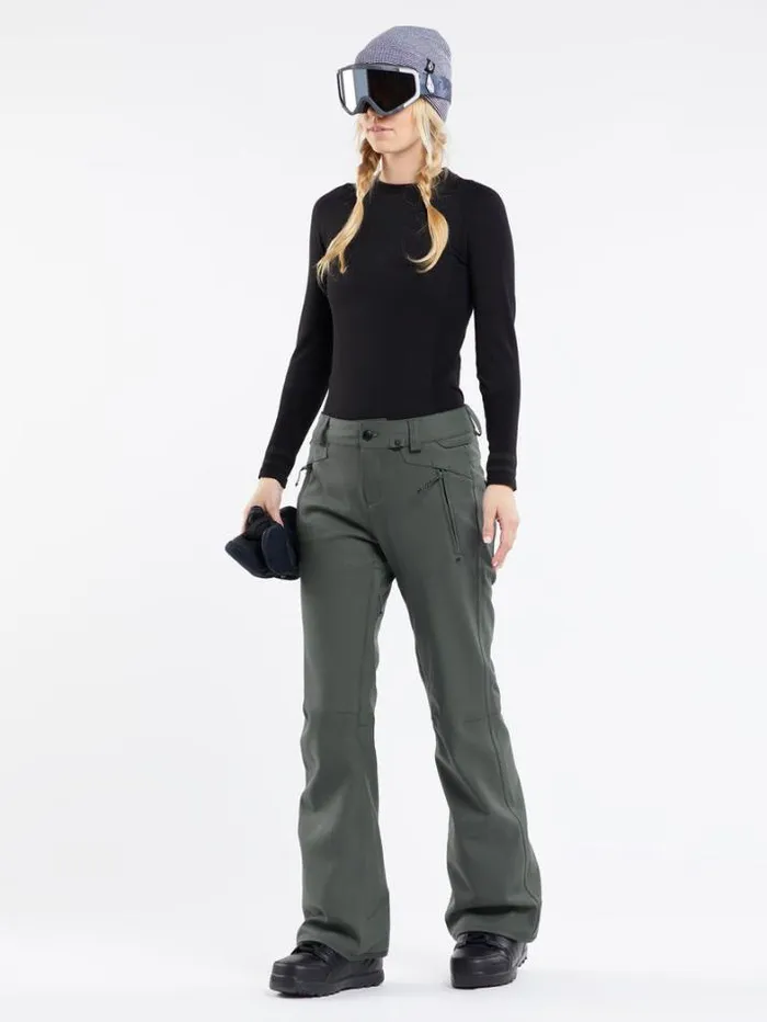 Womens Pants Volcom Species Stretch Pants 8211 Eucalyptus