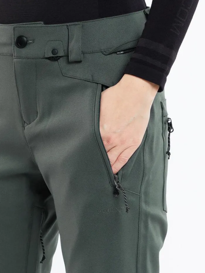 Womens Pants Volcom Species Stretch Pants 8211 Eucalyptus