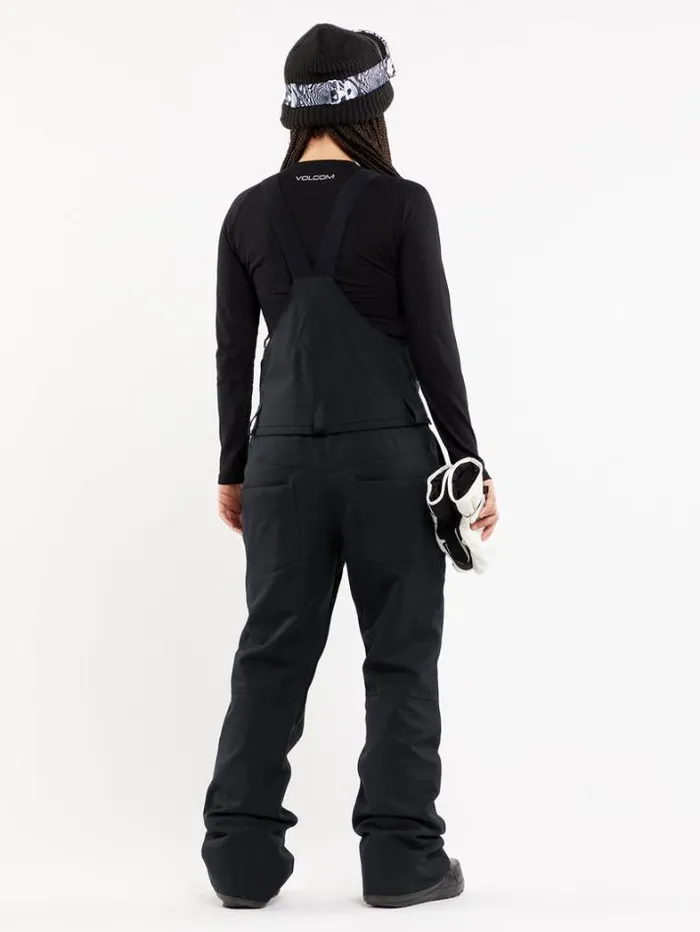 Womens Pants Volcom Swift Bib Overalls 8211 Black