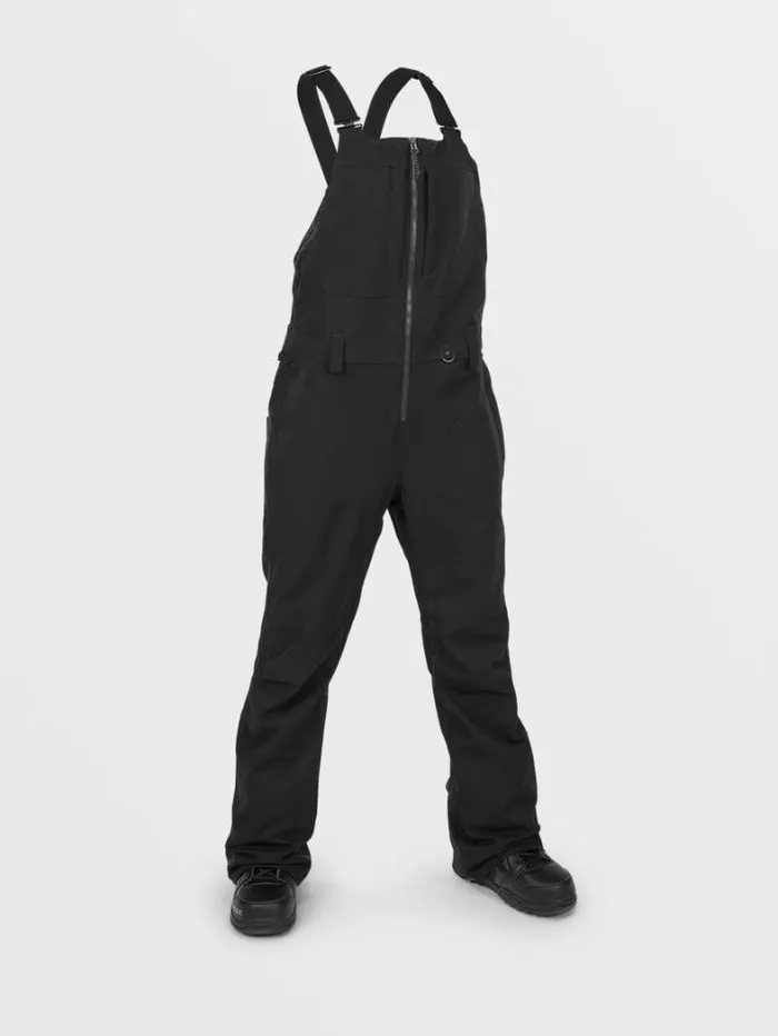 Womens Pants Volcom Swift Bib Overalls 8211 Black