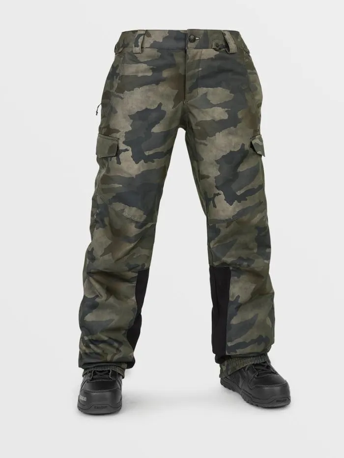 Womens Pants Volcom Wildling Pants 8211 Cloudwash Camo
