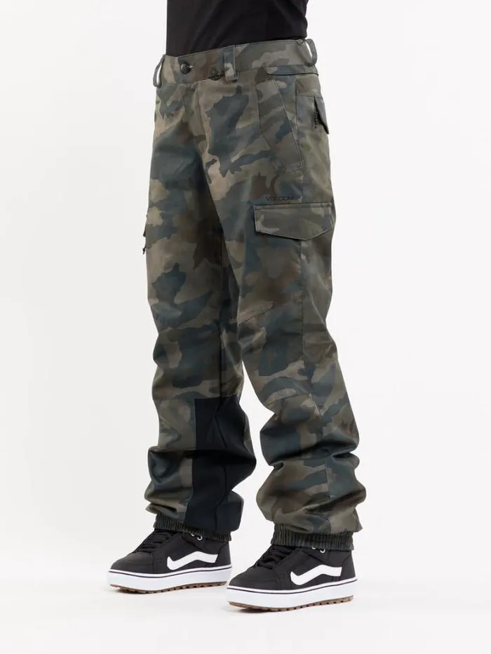 Womens Pants Volcom Wildling Pants 8211 Cloudwash Camo