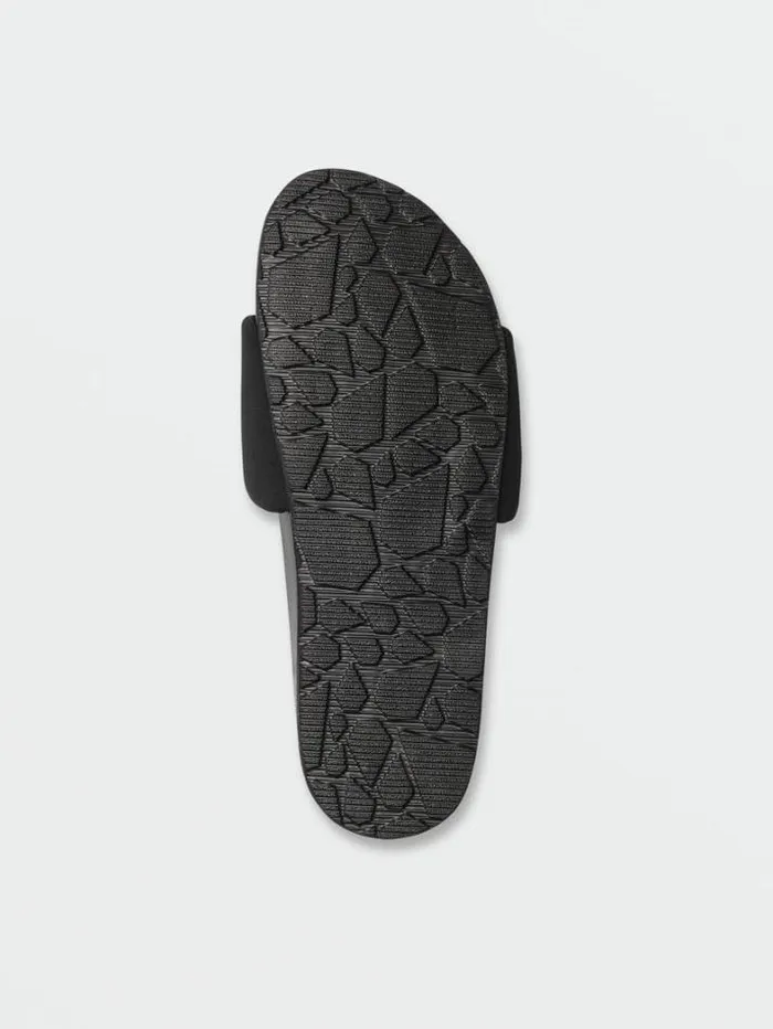 Womens Sandals Volcom Cool Slide Sandals 8211 Black Out