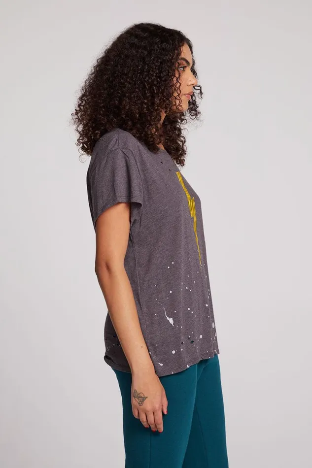 Womens Tops Chaser Brand Animal Bolt Tee