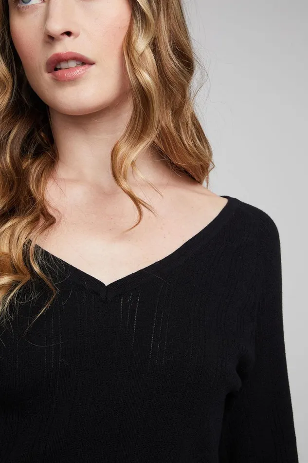 Womens Tops Chaser Brand Blackheart Shadow Star Long Sleeve
