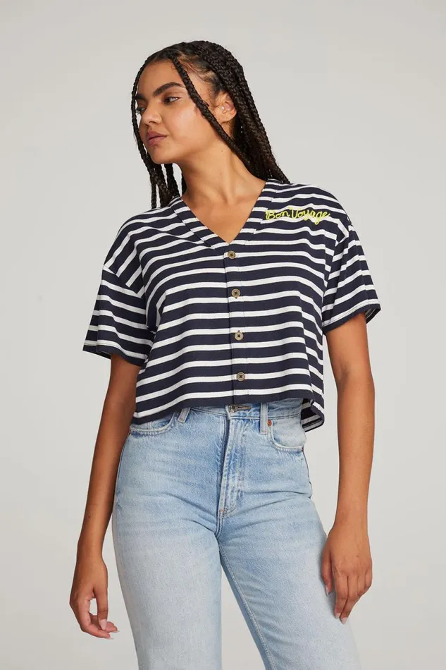 Womens Tops Chaser Brand Bon Voyage Tee