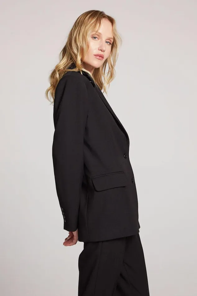 Womens Tops Chaser Brand Chalette Licorice Jacket