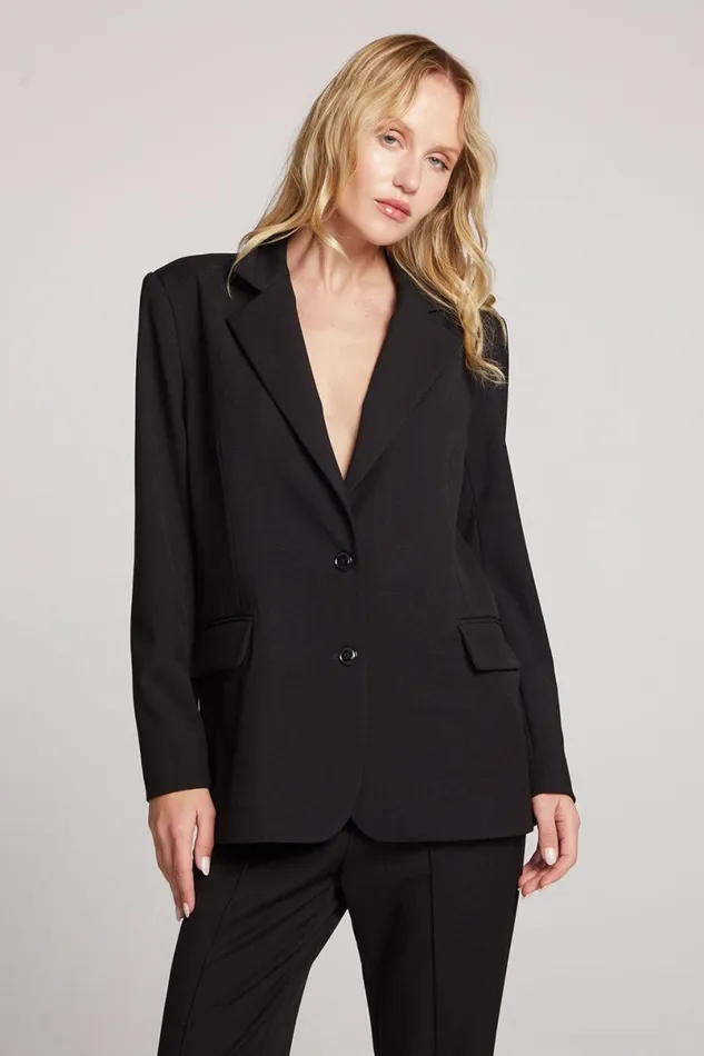 Womens Tops Chaser Brand Chalette Licorice Jacket