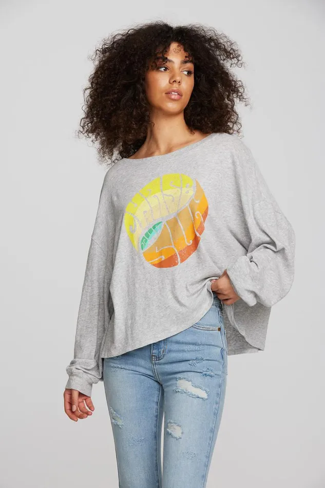 Womens Tops Chaser Brand Chase The Sun