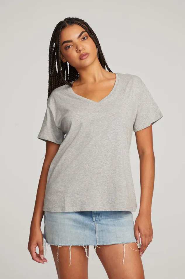 Womens Tops Chaser Brand Everyday Essential Vneck Tee