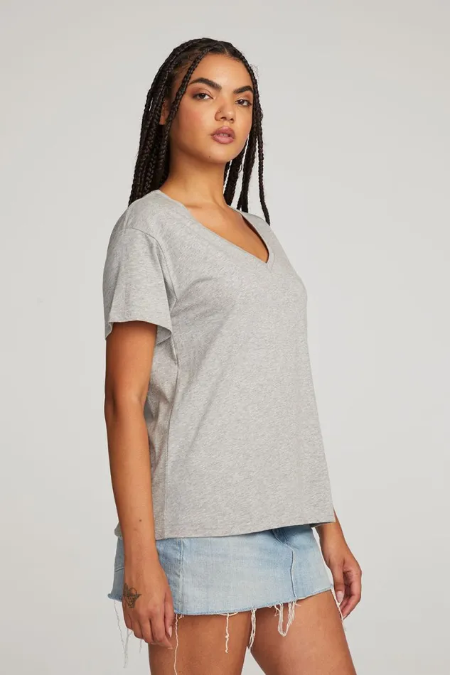 Womens Tops Chaser Brand Everyday Essential Vneck Tee