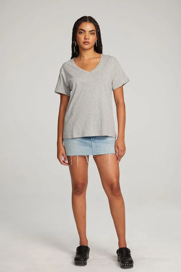 Womens Tops Chaser Brand Everyday Essential Vneck Tee