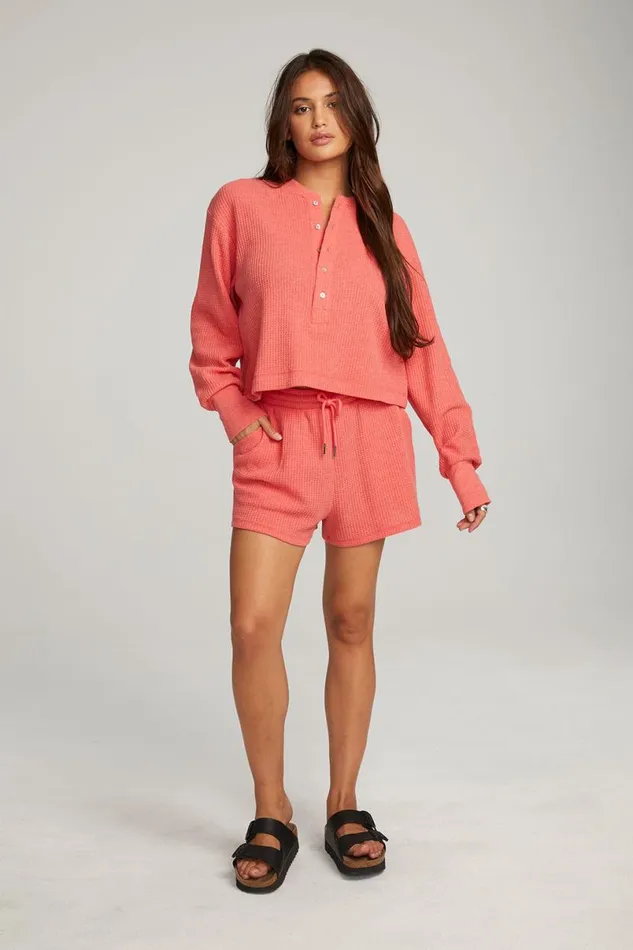 Womens Tops Chaser Brand Flame Long Sleeve