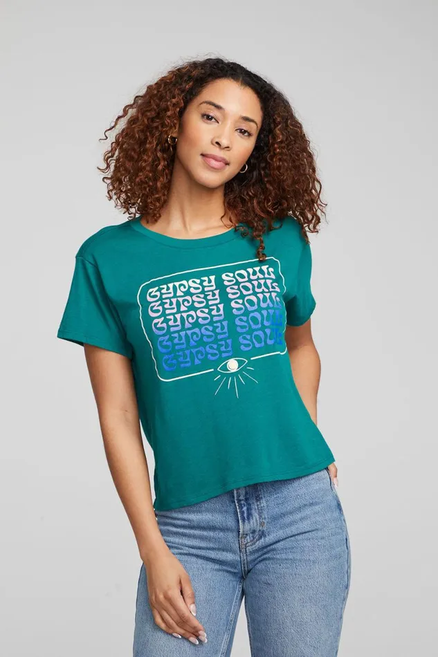 Womens Tops Chaser Brand Gypsy Soul Tee