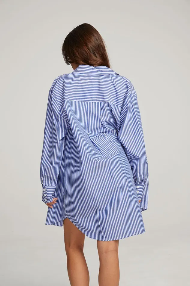 Womens Tops Chaser Brand Kerstin Marmont Stripe Button Down