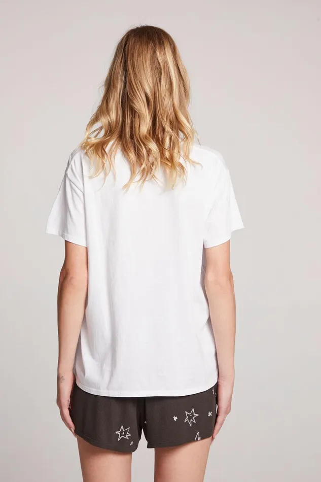 Womens Tops Chaser Brand Let The Good Times Roll Tee